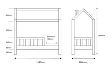 Load image into Gallery viewer, House Bed with Drawer